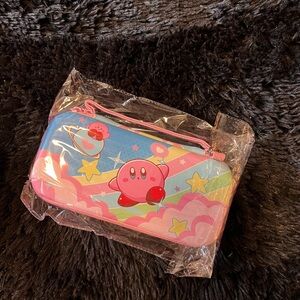 Kirby Themed Pink and Blue Nintendo switch lite Carrying Case